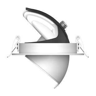 LED elephant nose lamp clothing store embedded spotlight high color stretch commercial corridor painting wall ceiling lamp