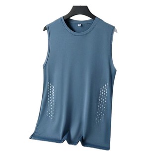Summer New Ice Silk Mesh Quick-drying Couple Short-sleeved Crewneck T-shirt Men's and Women's Multi-color Fashion Sunscreen Breathable T-shirt Trendy