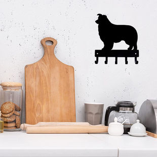 Iron iron crafts metal Shepherd Dog key holder 6-inch AliExpress hot sale