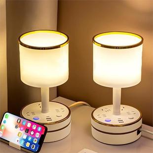 Simple desk lamp light luxury high-end bedside lamp 2024 new nightlight bedroom sleep lamp night feeding generation