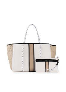 Spot Large Woven Bag Diving Material Women's Bag Popular Foreign Style Women's Shoulder Bag Tote Bag Bucket Bag Shoulder Bag