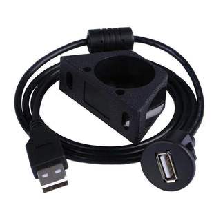 USB2.0 car ship panel waterproof cable USB small head dashboard audio panel cable male to female extension cable
