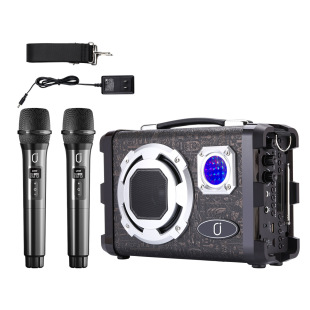 Cross-border exclusive for JYX S35 latest karaoke machine speaker with two wireless microphones