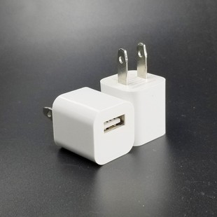 Small green dot charger 5v1a is suitable for Android mobile phone charger usb power adapter charging head US gauge European gauge