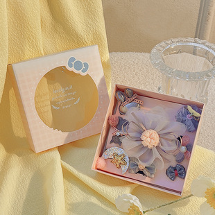 Baby Hair Accessories Set Baby Hair Strap Hair Clip Cute Hair Clip Does Not Harm Hair Little Girl One-year-old Hair Clip Headdress