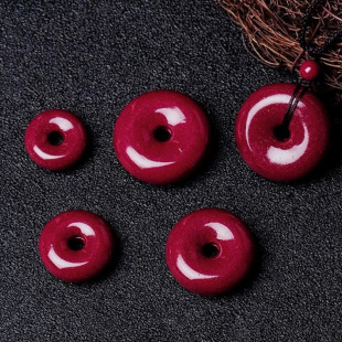 Cinnabar safety buckle pendant this life year men and women necklace pendant necklace pendant wholesale low content