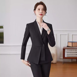 JY6553 suit suit women's spring and autumn jewelry shop tooling hotel manager reception professional suit overalls