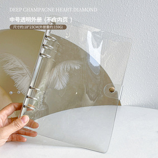 Nail Art Wearing Nail Storage Box Dustproof Transparent Storage Book Plate Nail Style Work Display Color Card Book