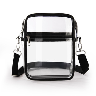 New Fashion Shoulder Transparent PVC Change Mobile Phone Bag Waterproof Bag Women's Jelly Bag All-match Crossbody Small Bag