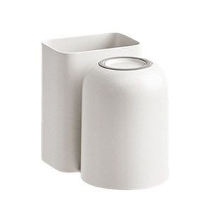 Wholesale Toothbrush Holder Punch-free Household Gargle Cup Holder Wall-mounted Brush Cup Toothpaste Squeezer Toothpaste Holder Storage Rack