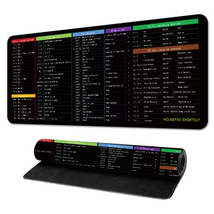 mousepad English Shortcut Mouse Pad Factory Oversized Table Pad Office Special Mouse Pad Cross Border Keyboard Pad