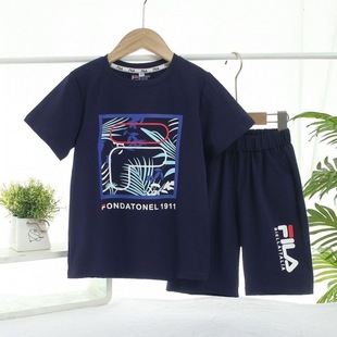 Cotton | in-laws | summer shorts suit DKTZ200-FL8222#