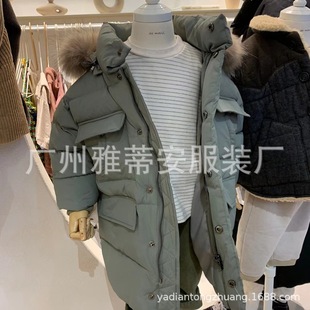 Balabala children's clothing coat pants boys trousers girls plus velvet coat high-end children's clothing entity live wholesale