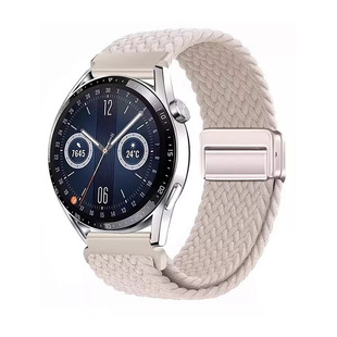 Применимо для Huawei GT5/Samsung/Apple iWatchS10 Часы ремешок нейлоновая плетеная магнитная пряжка ремешок новый
