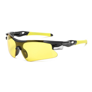 2024 New Colorful Riding Sunglasses Outdoor Sports Sunglasses European and American Cross-border Windproof Goggles for Men and Women