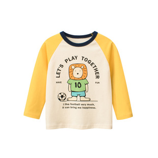 27Kids children's clothing Spring children's long sleeve T-shirt bottoming shirt baby clothes a generation of shaking voice live supply