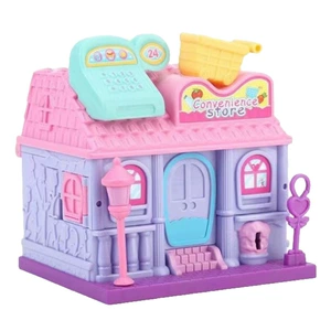 Игровой набор «Магазинчик» с миниатюрными фигурками и домиком
