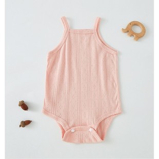 Summer Baby Sling Triangle Bag Fart Clothes Pure Cotton Belly Protecting Newborns Thin Summer Vest Baby's Hone-piece Clothes