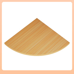 55N Corner Shelf Corner Corner Corner Kitchen Living Room Bedroom Wall Hanging Triangle Fan-shaped Wood Partition Free