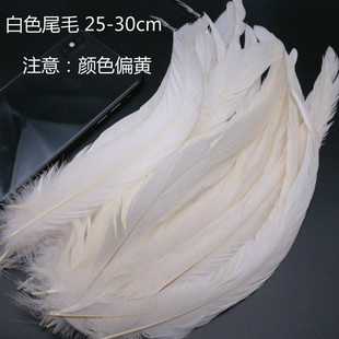 Factory wholesale white feather DIY handmade feather clothing accessories accessories accessories material products Yiwu