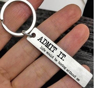 Горячий новый брелок DMIT из нержавеющей стали
