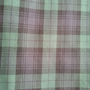 Fashion New Han Dynasty Plaid Cloth Skirt Pleated Skirt Uniform Fabric Yarn-dyed Plaid Cloth Gray Navy Blue Plaid