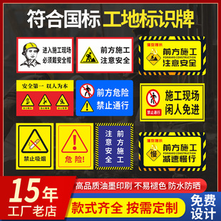 No Swimming by the River Prompt Signs Construction Workers Construction Site Safety Signs Construction Warning Signs