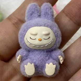 [Ready Stock] Labubu Flocking Sitting Party DIY Handmade Cream Glue Mobile Phone Case Micro Landscape Doll House Tree