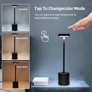 Cross-border Amazon I-shaped rechargeable desk lamp Nordic desk lamp bedroom led touch bar desk lamp USB night light