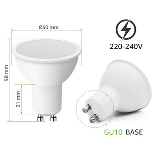 Светодиодный штырь прожектор MR16 пластиковый пакет алюминиевый GU10 Light Cup Имитация COB ультра-яркий энергосберегающий трековый свет небесный светильник встроенный