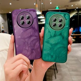 Suitable for REALME12x phone case real me 11Pro transparent feather 10PRO lens all-inclusive drop-proof protective case
