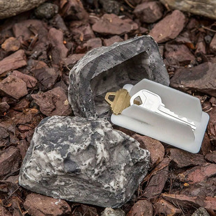 Key Hider Outdoor Courtyard Hidden Door Key Box Simulation Small Stone Decorations Simple Ornaments