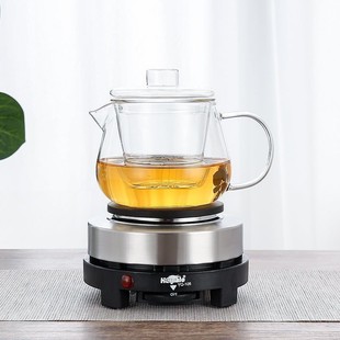 Tea Brewing suit High Temperature Resistant Health Brewing Tea Cooker Glass Teapot Heating Small Electric Stove Household Office Kettle