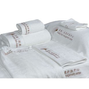 Beauty Salon Towel 100% Cotton Lint-Free Spa Skin Management Bath Skirt Bag Turban Bed Large Bath Towel Set Customization
