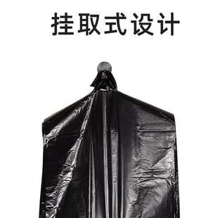 Disposable black vest-style convenience bag portable business household plastic bag thickened large garbage bag shopping bag wholesale