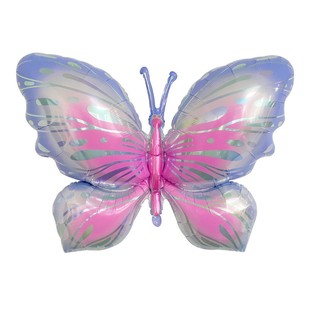 Cartoon butterfly aluminum film balloon swallowtail butterfly flower butterfly children's birthday Hundred Days party decoration gift aluminum foil balloon