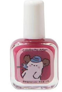 Animation color oily cartoon nail polish dazzling color no baking transparent bright oil wine red nail polish can not be peeled 10ML