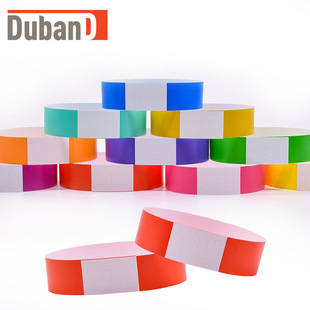 Spot disposable bracelet waterproof tear-proof identification synthetic paper exhibition admission ticket disposable wrist strap