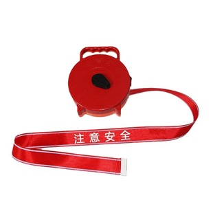 Double-sided reflective silk warning belt warning line isolation belt portable box reflective nylon canvas belt can be used repeatedly