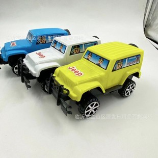 Children's toy simulation Jeep car off-road vehicle plastic model 2 yuan shop stall department store wholesale