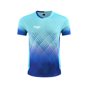 New Summer Table Tennis Suit Men's and Women's Short-sleeved Children's Quick-drying Competition Suit Team Clothes Breathable Sportswear Printing