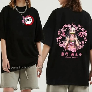 Japanese Anime Graphic Print T Shirt Summer Oversized Men