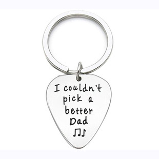 Father's Day Gift I couldn't pick a better dad Stainless Steel Keychain Paddle Pendant