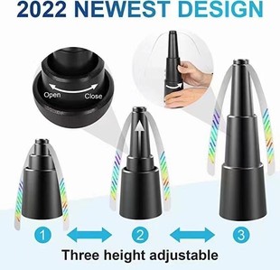 Cross-border new multifunctional fan leaf Ant driver removable battery special reflective strip portable flashlight