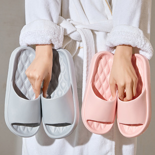 New Eva Slippers Women's Indoor Summer Household Non-Slip Bathroom Slippers for Men in Summer