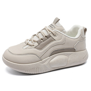 Korean version of small white shoes women's 2025 spring new ins student casual street shoes women's platform sports shoes Q226