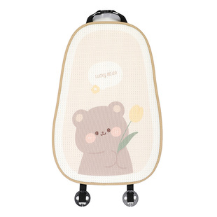Car Headrest Neck Pillow Plush Cartoon Bear Car Headrest Waist Pad Creative Cute Car Interior Supplies