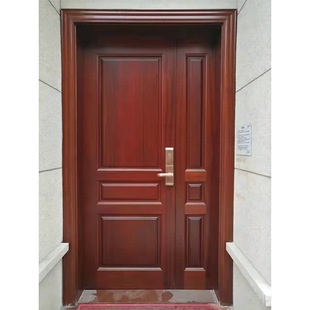 Foshan Red Dolphin log suit indoor door | Log door oak door solid wood single door