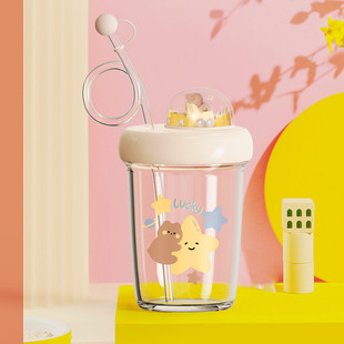 Ness пейзаж вращающаяся чашка креативный мультфильм Sipper Cup Забавная детская чашка Милая присоска поколение волос