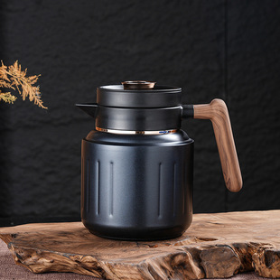 Tea Water Separation Thermos Pot Light Titanium Alkali Kettle Household Large Capacity Braised Teapot Portable Thermos Intelligent Titanium Teapot